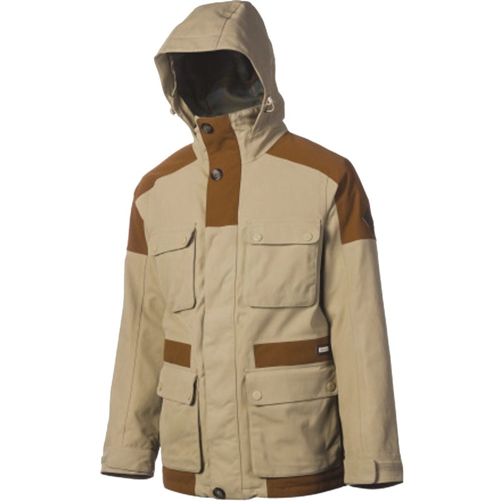 NEW $370 Burton Highland Insulated Jacket!  XS or Sm  Tan & Brown  2L Gore-Tex
